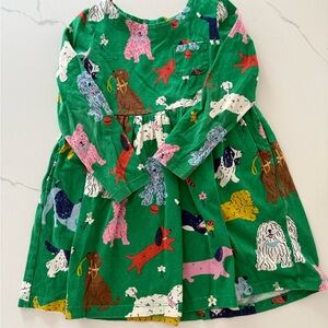 EUC Mini Boden Dog Print Dress